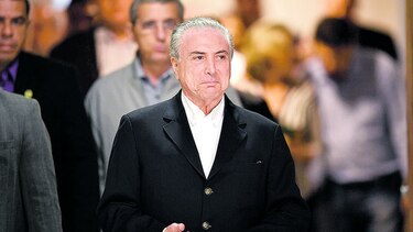 Michel Temer: ‘Si quieren echarme, que me echen’