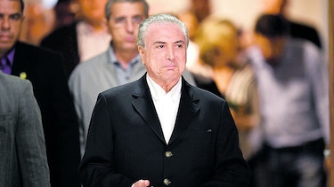 Michel Temer: ‘Si quieren echarme, que me echen’