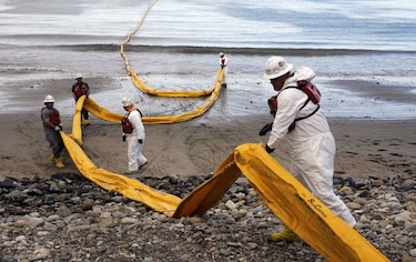California: 44% de crudo derramado en costa ya fue retirado