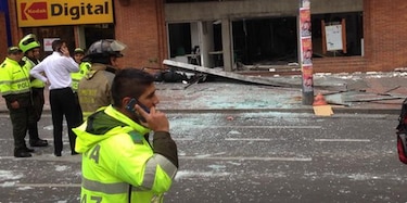 Explotan dos bombas en Bogotá , Colombia