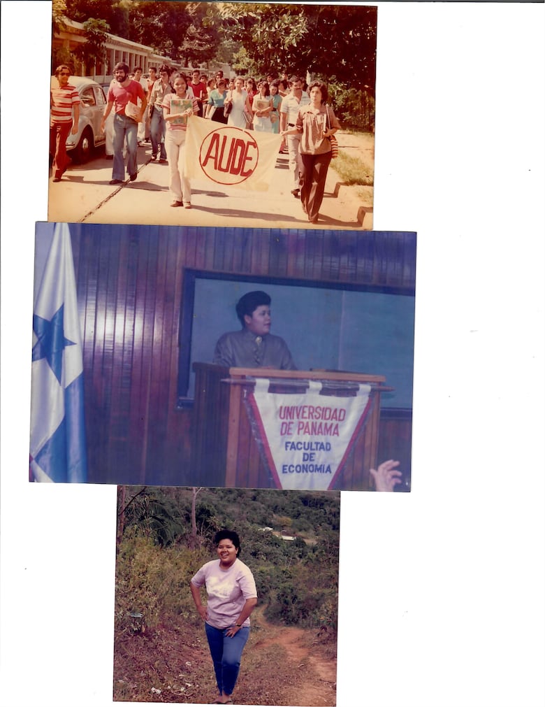 Maribel Gordón, entre la izquierda, el Suntracs y la academia