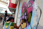 La peatonal se llena de arte