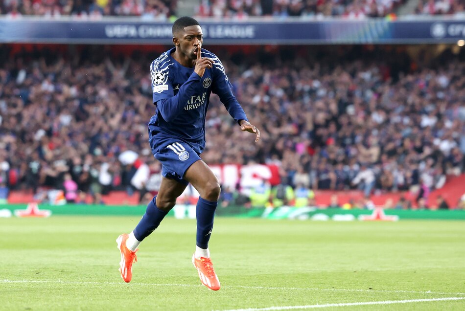 Dembélé no será titular contra el Arsenal; Merino, delantero