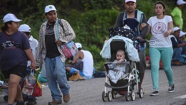 Caravana de hondureños avanza en México pese al cansancio