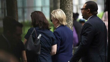 Hillary Clinton tuvo un malestar y abandonó ceremonia del 11-S en Nueva York