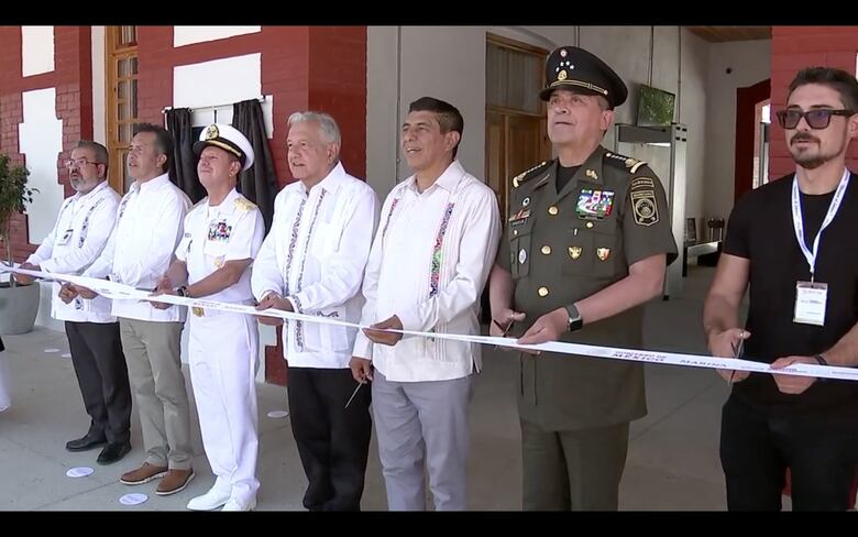 México inaugura un tren en su punto más estrecho para competir con el Canal de Panamá