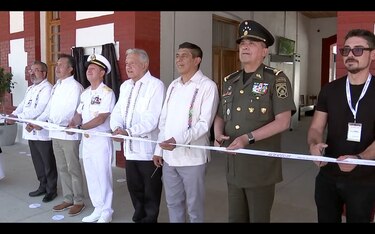 México inaugura un tren en su punto más estrecho para competir con el Canal de Panamá