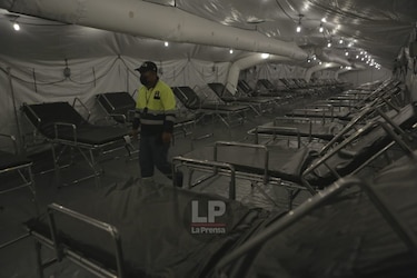Hospital campaña de San Miguelito está listo para recibir pacientes a partir de la próxima semana