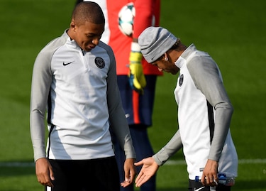 PSG se prepara para recibir a Bayern en la Champions