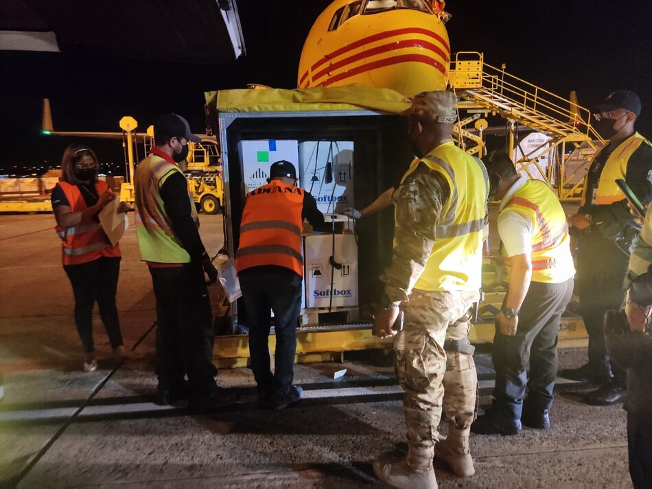 Panamá recibe tercer lote de vacunas pediátricas contra el coronavirus