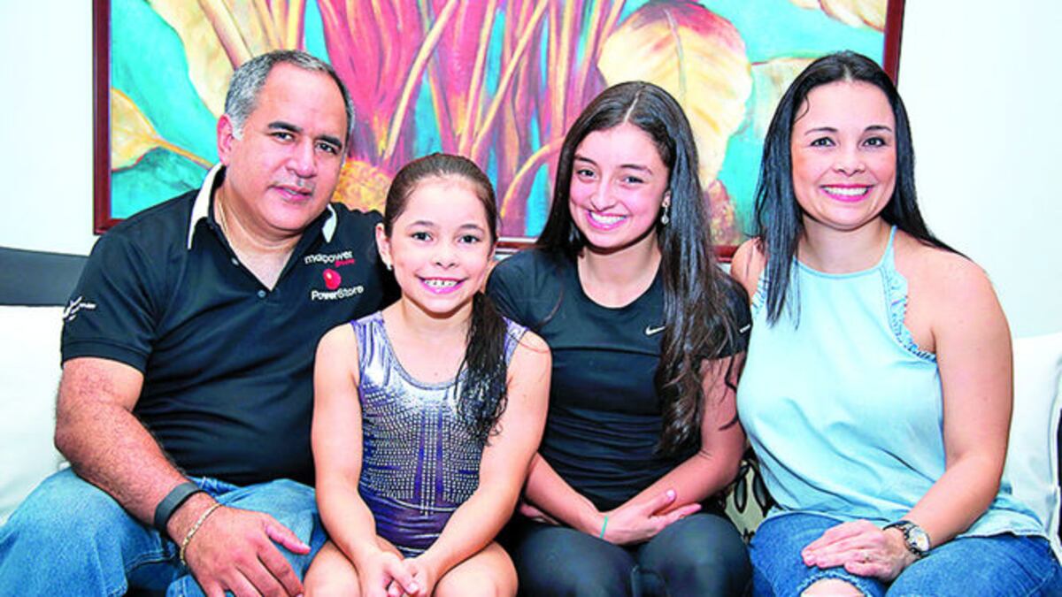 Su familia es vital en su desempeño.LA