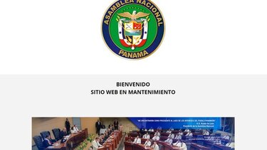 Sitio web de la Asamblea queda fuera de línea por 'mantenimiento'