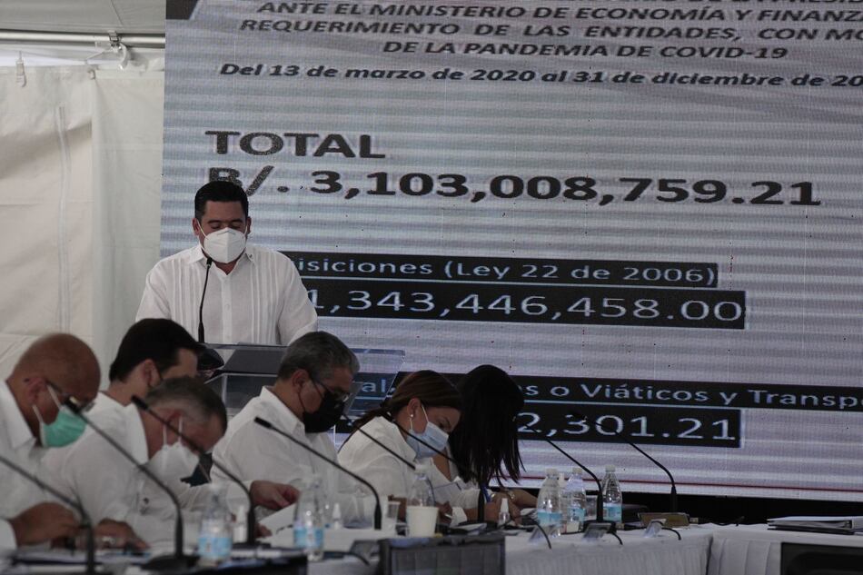 Gobierno utilizó más de 3 mil 544 millones de dólares para atender la pandemia; 58% fue para el plan Panamá Solidario