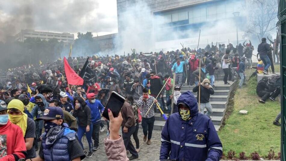 Máxima tensión en Ecuador ante protesta indígena contra Moreno