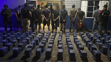 Caen nueve personas con un cargamento de 663 paquetes de droga en Chame