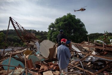 Brasil: al menos 40 muertos y 300 desaparecidos tras colapso de presa