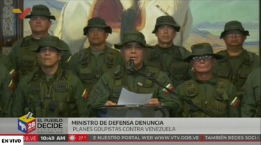 Cúpula militar se cuadra con régimen de Nicolás Maduro y denuncia ‘golpe de estado’ de la oposición