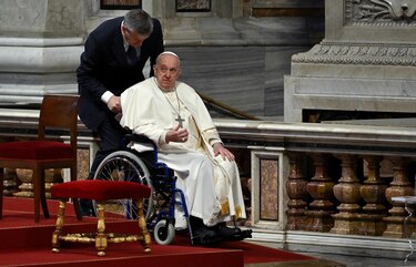 Ausencia del papa Francisco marcó Viacrucis 