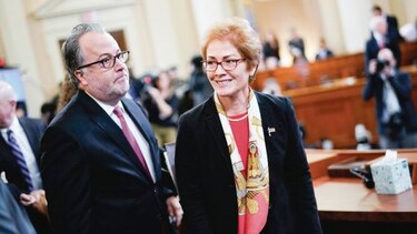 Exembajadora de EU en Ucrania testifica en audiencia contra Trump