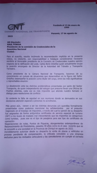 Canatra denuncia al director de la ATTT por presunto tráfico de rutas