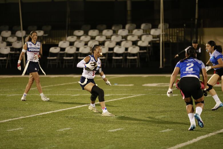 Panamá debuta con dominio total en el flag football de los Juegos Centroamericanos