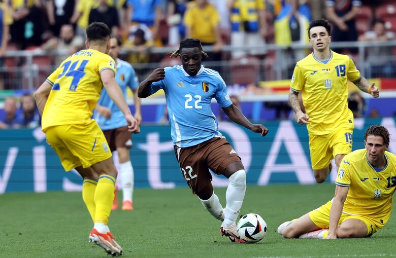 Ucrania queda fuera de la Eurocopa y Bélgica empareja con Francia en octavos