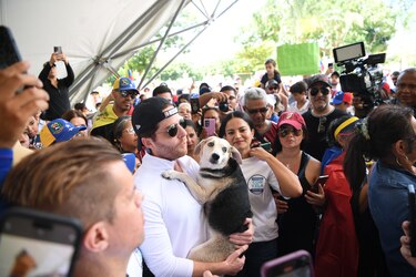 Venezolanos en Panamá gritan ‘libertad’ y vindican triunfo electoral del opositor González