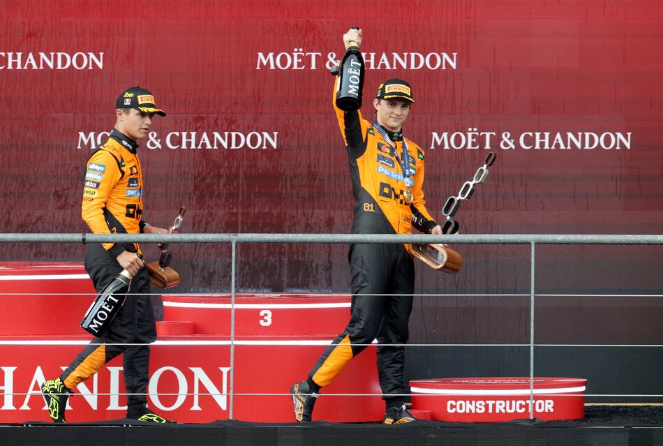 Oscar Piastri refuerza liderato al encabezar en Spa otro doblete de McLaren