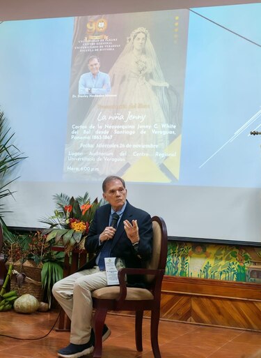 Stanley Heckadon revive la historia de Jenny C. White en una presentación en Santiago de Veraguas