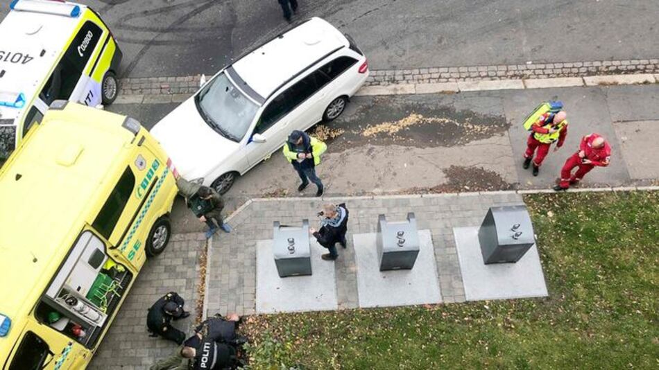 Un hombre armado roba una ambulancia y atropella a varias personas en Noruega