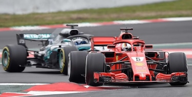 Vettel domina segundo día de pruebas de pretemporada