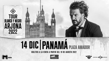 Ricardo Arjona vuelve a Panamá con su gira “BLANCO Y NEGRO TOUR”