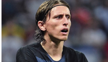 Modric se entrenó ayer con el equipo blanco