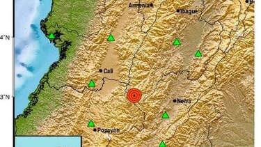 Sismo de magnitud 5.4 sacude varias zonas de Colombia