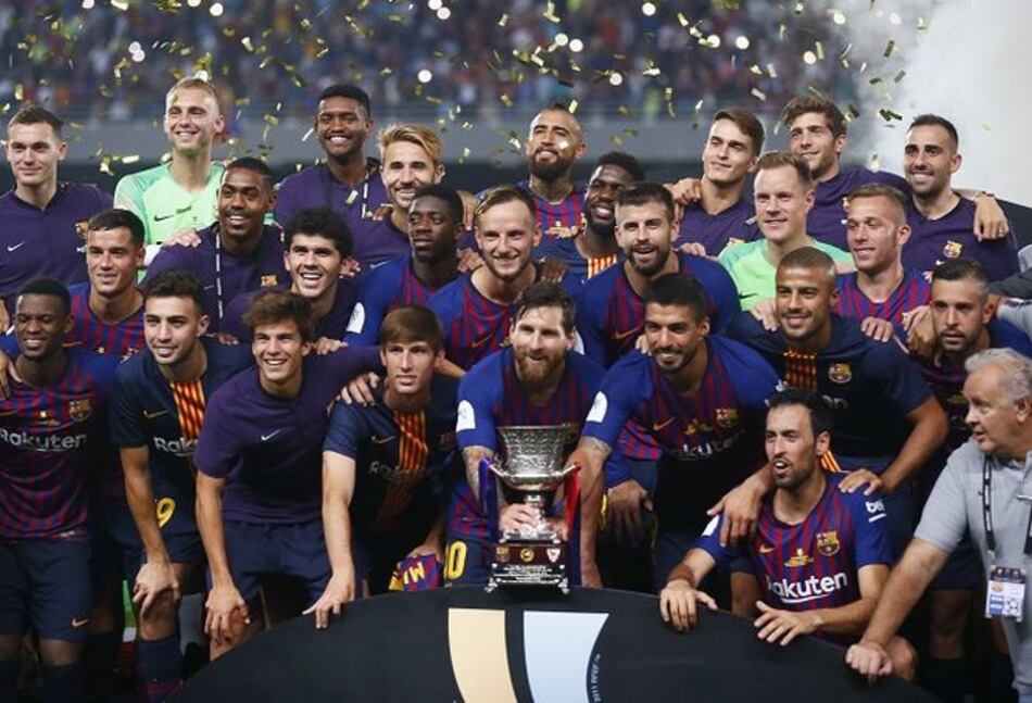 El Barcelona gana la Supercopa de España