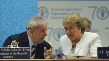 Bachelet y Lula seducen FAO con sus logros contra hambre y desigualdad