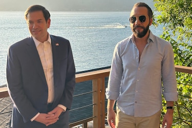 Bukele ofrece a Rubio su megacárcel para migrantes y presos estadounidenses
