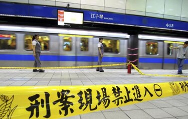 Joven borracho mata a cuatro personas en metro de Taipei