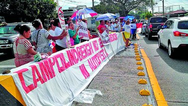 Retirarán barrera de Campo Lindbergh la otra semana