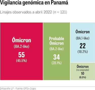 BA.2 de Ómicron: la subvariante de mayor circulación en Panamá