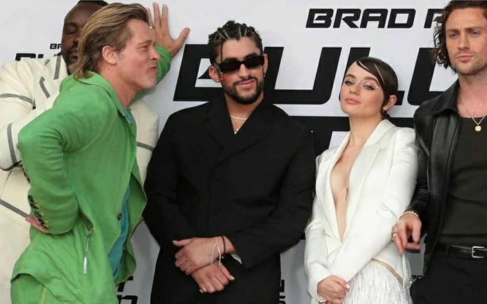 Con este ‘look’ Bad Bunny le ganó a Brad Pitt y no lo vas a creer