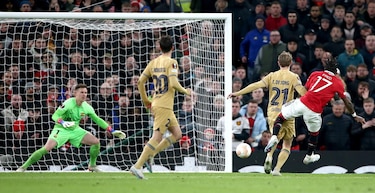 El Manchester United elimina al Barcelona de la Liga Europa