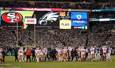 Los Eagles jugarán Super Bowl tras vencer a unos 49ers llenos de lesiones