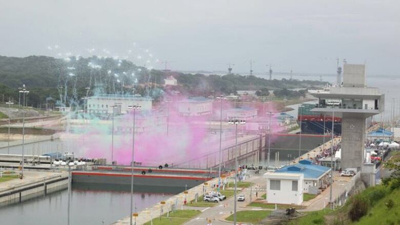Cosco Shipping Panama avanza por el Canal ampliado