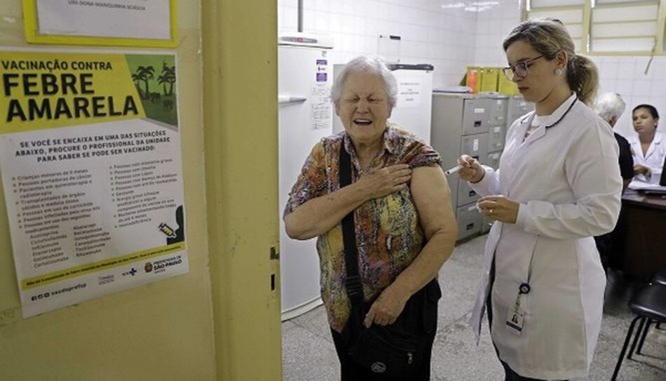 OMS alerta de fiebre amarilla en todo el estado de Sao Paulo