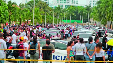Venezolanos en Panamá acudieron en masa