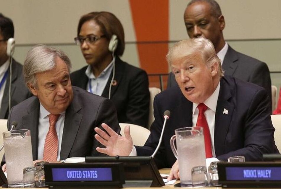 Trump debuta en la ONU con críticas a la 'burocracia' que la atrofia