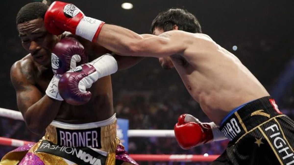 Las tarjetas favorecieron a Pacquiao.