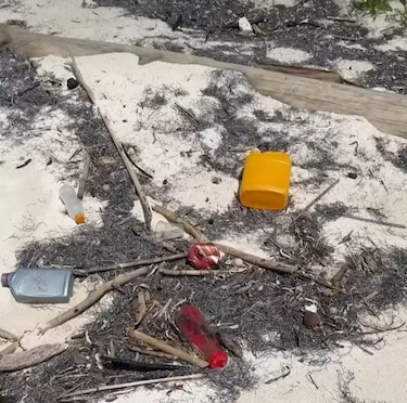 San Blas bajo la lupa: creador de contenido denuncia contaminación con basura en sus playas