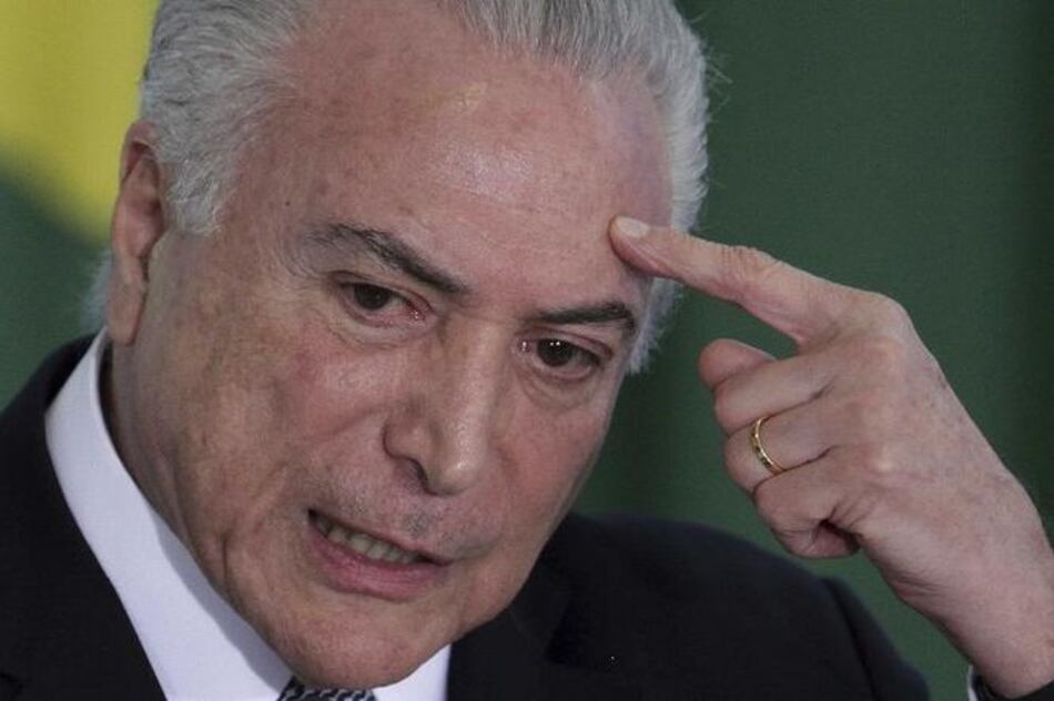 Fiscal de Brasil presenta nuevas acusaciones de corrupción contra Temer